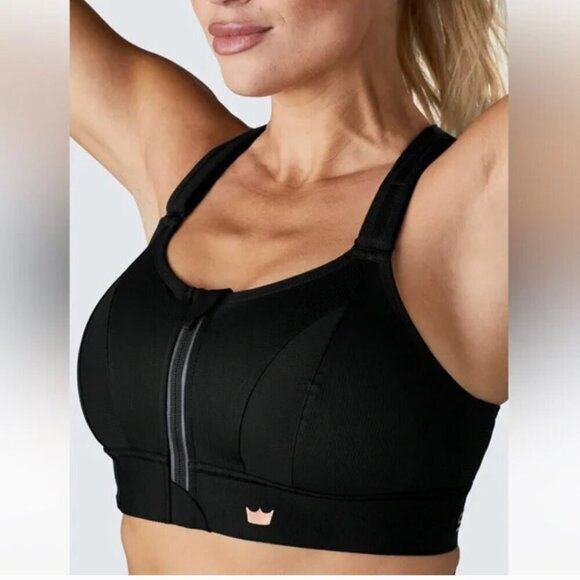 SHEFIT High Impact Black Rose Gold Sports Bra size 3X - Picture 1 of 6